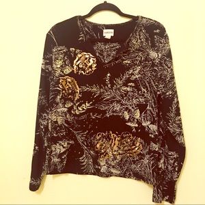 Chico’s Comfy Stretchy Top Sz 3